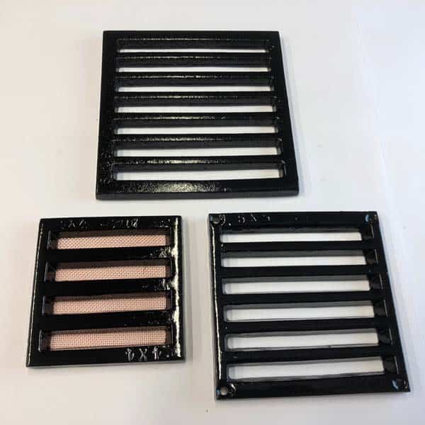 4 5 and 6 inch square slotted